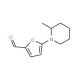 5-(2-Methyl-piperidin-1-yl)-furan-2-carbaldehyde - chemical structure image
