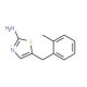 5-(2-methylbenzyl)-1,3-thiazol-2-amine - chemical structure image