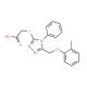 ({5-[(2-methylphenoxy)methyl]-4-phenyl-4H-1,2,4-triazol-3-yl}thio)acetic acid - chemical structure image