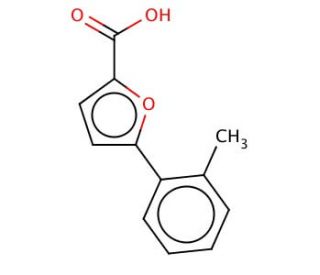 5-(2-Methylphenyl)-2-furoic acid (CAS 80174-04-5) - chemical structure image