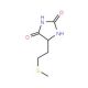 5-(2-Methylsulfanyl-ethyl)-imidazolidine-2,4-dione (CAS 13253-44-6) - chemical structure image