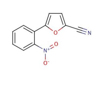 5-(2-Nitrophenyl)-2-furonitrile (CAS 57666-58-7) - chemical structure image