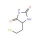 5-(2-sulfanylethyl)imidazolidine-2,4-dione - chemical structure image