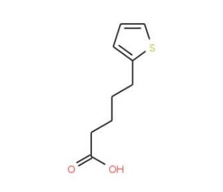 5-(2-Thienyl)pentanoic acid (CAS 21010-06-0) - chemical structure image