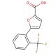 5-[2-(Trifluoromethyl)phenyl]-2-furoic acid (CAS 92973-24-5) - chemical structure image