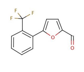 5-[2-(Trifluoromethyl)phenyl]furfural (CAS 94098-56-3) - chemical structure image