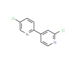 5,2&prime;-Dichloro-2,4&prime;-bipyridine (CAS 942206-21-5) - chemical structure image