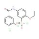 5-(3,4-Dichloro benzoylamino)-2-ethoxy benzenesulfonyl chloride (CAS 680617-90-7) - chemical structure image