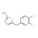 5-(3,4-Dichloro-benzyl)-thiazol-2-ylamine - chemical structure image