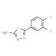 5-(3,4-Dichloro-phenyl)-[1,3,4]thiadiazol-2-yl-amine - chemical structure image