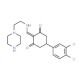 5-(3,4-Dichlorophenyl)-2-{[(2-piperazin-1-ylethyl)amino]methylene}cyclohexane-1,3-dione - chemical structure image
