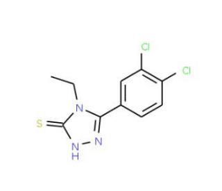 5-(3,4-Dichlorophenyl)-4-ethyl-4H-1,2,4-triazole-3-thiol - chemical structure image