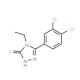 5-(3,4-Dichlorophenyl)-4-ethyl-4H-1,2,4-triazole-3-thiol - chemical structure image