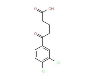 5-(3,4-Dichlorophenyl)-5-oxovaleric acid (CAS 168135-66-8) - chemical structure image