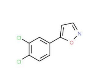 5-(3,4-Dichlorophenyl)isoxazole - chemical structure image