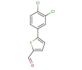 5-(3,4-dichlorophenyl)thiophene-2-carbaldehyde - chemical structure image