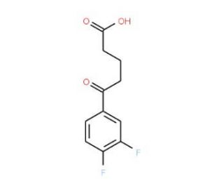 5-(3,4-Difluorophenyl)-5-oxovaleric acid (CAS 845790-46-7) - chemical structure image