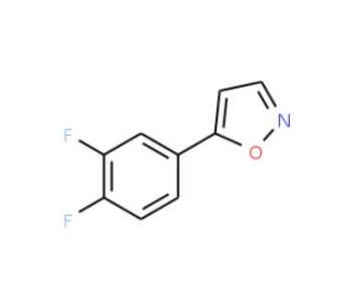 5-(3,4-Difluorophenyl)isoxazole - chemical structure image