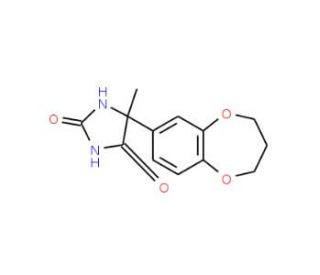 5-(3,4-dihydro-2H-1,5-benzodioxepin-7-yl)-5-methylimidazolidine-2,4-dione - chemical structure image