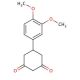 5-[3,4-(Dimethoxy)phenyl]-1,3-cyclohexanedione (CAS 190064-28-9) - chemical structure image