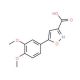 5-(3,4-Dimethoxy-phenyl)-isoxazole-3-carboxylic acid (CAS 33282-17-6) - chemical structure image