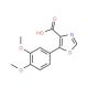 5-(3,4-Dimethoxyphenyl)-1,3-oxazole-4-carboxylic acid - chemical structure image