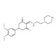 5-(3,4-Dimethoxyphenyl)-2-[(2-piperazin-1-ylethylamino)methylidene]cyclohexane-1,3-dione - chemical structure image