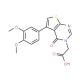 [5-(3,4-Dimethoxyphenyl)-4-oxothieno-[2,3-d]pyrimidin-3(4H)-yl]acetic acid - chemical structure image