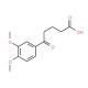5-(3,4-Dimethoxyphenyl)-5-oxovaleric acid (CAS 4378-55-6) - chemical structure image