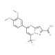 5-(3,4-Dimethoxyphenyl)-7-(trifluoromethyl)-pyrazolo[1,5-a]pyrimidine-2-carboxylic acid - chemical structure image