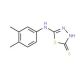 5-(3,4-Dimethyl-phenylamino)-[1,3,4]thiadiazole-2-thiol - chemical structure image
