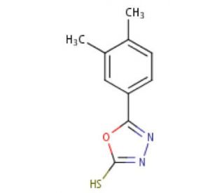 5-(3,4-dimethylphenyl)-1,3,4-oxadiazole-2-thiol - chemical structure image