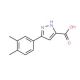 5-(3,4-Dimethylphenyl)-1H-pyrazole-3-carboxylic acid - chemical structure image