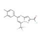 5-(3,4-dimethylphenyl)-7-(trifluoromethyl)pyrazolo[1,5-a]pyrimidine-2-carbonyl chloride - chemical structure image