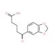 5-[3,4-(Methylenedioxy)phenyl]-5-oxovaleric acid (CAS 87961-41-9) - chemical structure image