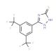 5-[3,5-Bis(trifluoromethyl)phenyl]-1,2,4-triazole-3(2H)thione (CAS 175276-77-4) - chemical structure image