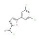 5-(3,5-Dichlorophenyl)furan-2-carbonyl chloride - chemical structure image