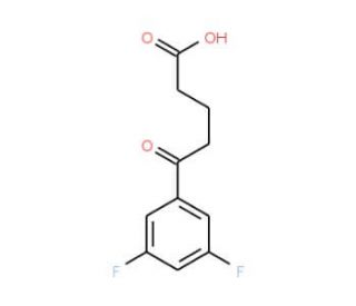 5-(3,5-Difluorophenyl)-5-oxovaleric acid (CAS 845790-50-3) - chemical structure image