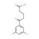 5-(3,5-Difluorophenyl)-5-oxovaleric acid (CAS 845790-50-3) - chemical structure image