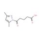 5-(3,5-Dimethyl-1H-pyrazol-1-yl)-5-oxopentanoicacid - chemical structure image