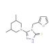 5-(3,5-dimethylpiperidin-1-yl)-4-(2-furylmethyl)-4H-1,2,4-triazole-3-thiol - chemical structure image