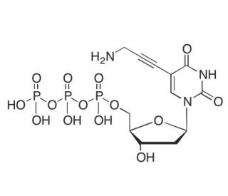 5-(3-Amino-1-propyn-1-yl)-2&prime;-deoxyuridine 5&prime;-(Tetrahydrogen Triphosphate) (CAS 179101-49-6) - chemical structure image