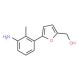 [5-(3-Amino-2-methyl-phenyl)-furan-2-yl]-methanol - chemical structure image