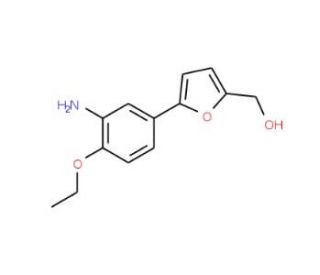 [5-(3-Amino-4-ethoxy-phenyl)-furan-2-yl]-methanol - chemical structure image