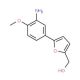 [5-(3-Amino-4-methoxy-phenyl)-furan-2-yl]-methanol - chemical structure image
