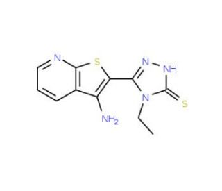 5-(3-Aminothieno[2,3-b]pyridin-2-yl)-4-ethyl-4H-1,2,4-triazole-3-thiol - chemical structure image