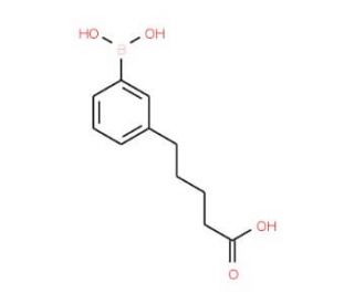 5-(3-Boronophenyl)pentanoic acid (CAS 1072946-56-5) - chemical structure image
