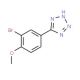 5-(3-Bromo-4-methoxy-phenyl)-2H-tetrazole (CAS 191602-76-3) - chemical structure image