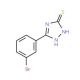 5-(3-Bromo-phenyl)-2,4-dihydro-[1,2,4]triazole-3-thione (CAS 126651-85-2) - chemical structure image