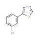 5-(3-Bromophenyl)-1,3-oxazole (CAS 243455-57-4) - chemical structure image